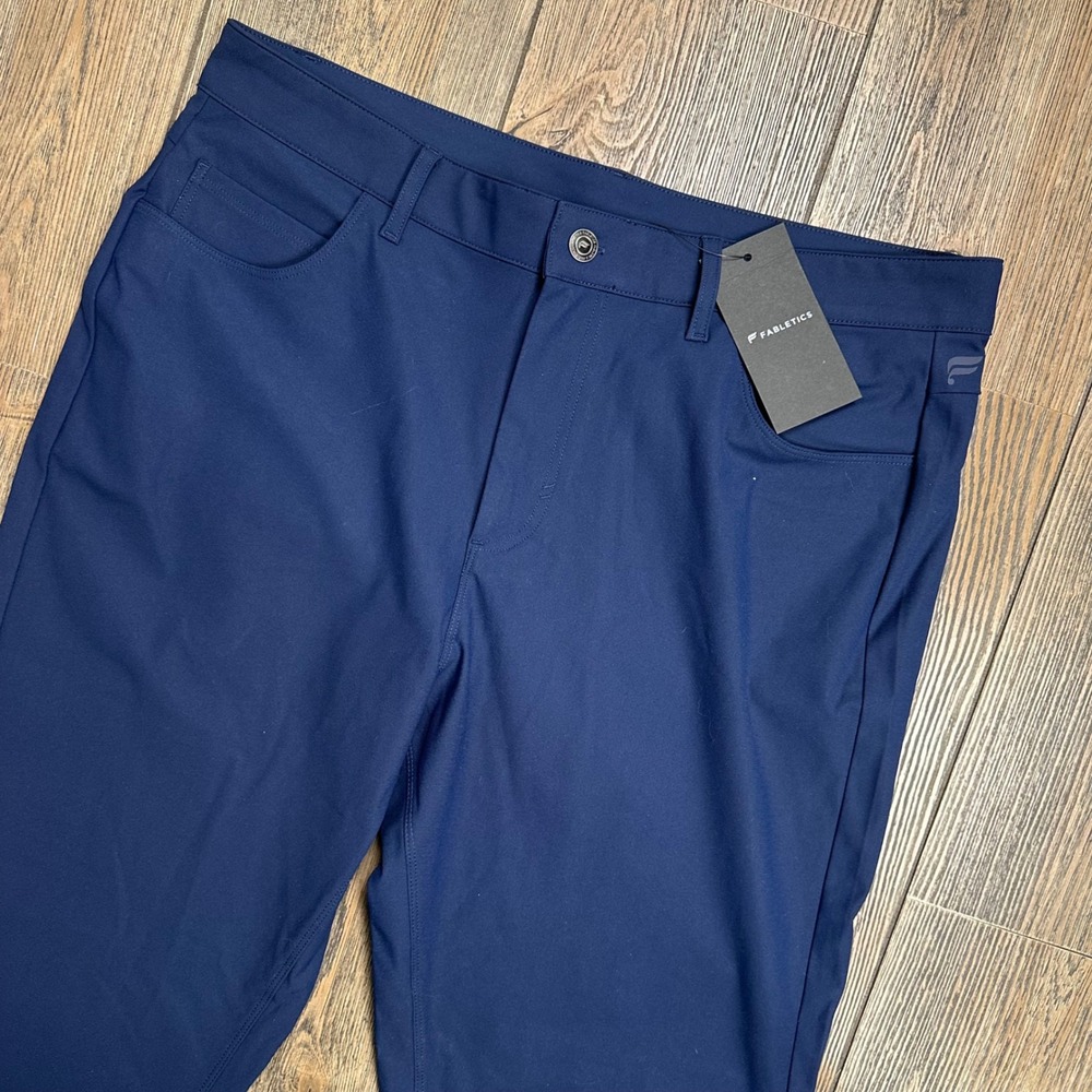 Fabletics Men's Stretch Chinos in Navy